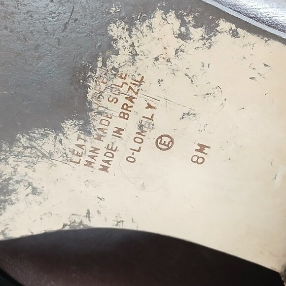 Nine West Tall Brown Leather Riding Boots Women's 8M Cleaned & Conditioned VGUC - Picture 16 of 16